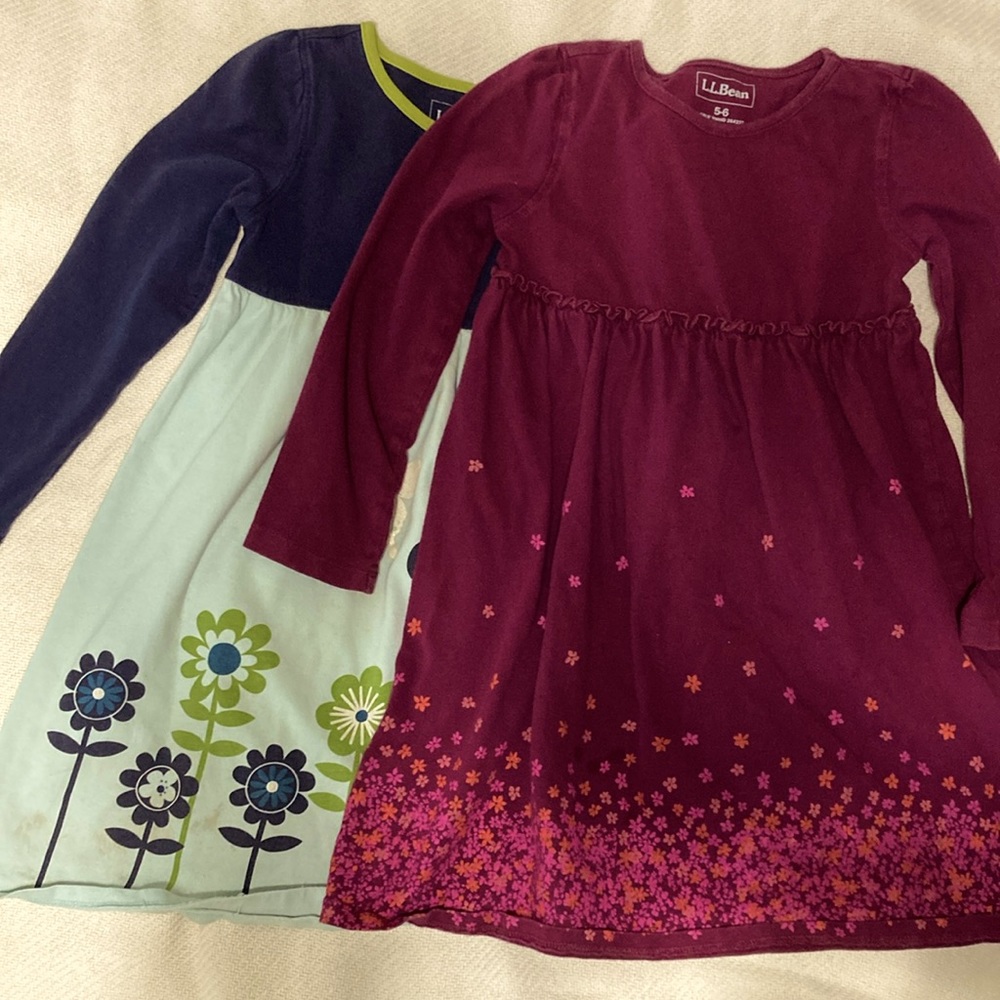 Two L.L. Bean dresses size 5-6